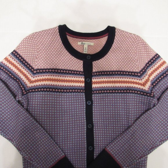 GH Bass & Co. Sweater Womens Button Front Cardigan  M - Picture 3 of 9